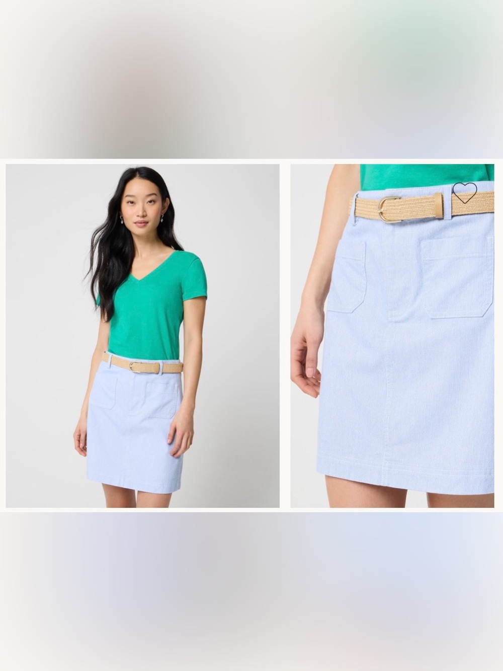 J.Crew Factory Lizzie Patch Pocket Mini Skirt, size 0